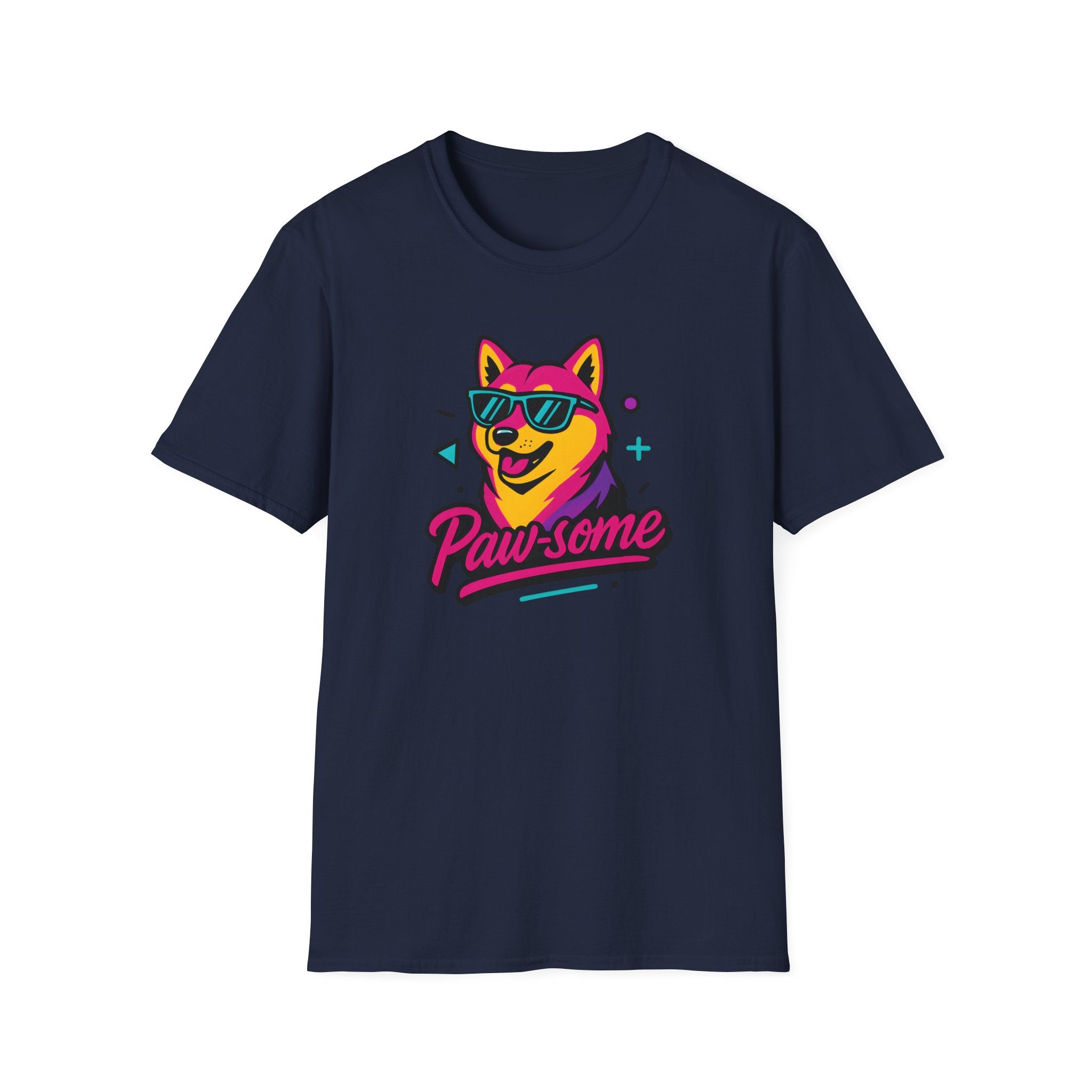 Paw-some Neon Dog T-Shirt