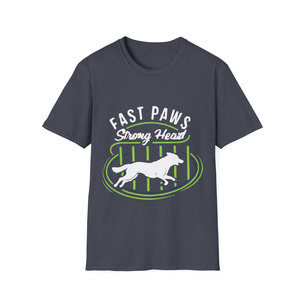 Fast Paws Strong Heart Dog T-Shirt