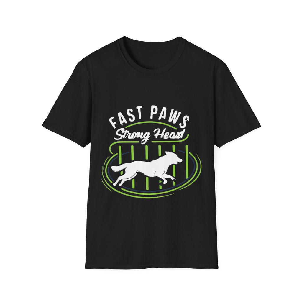 Fast Paws Strong Heart Dog T-Shirt