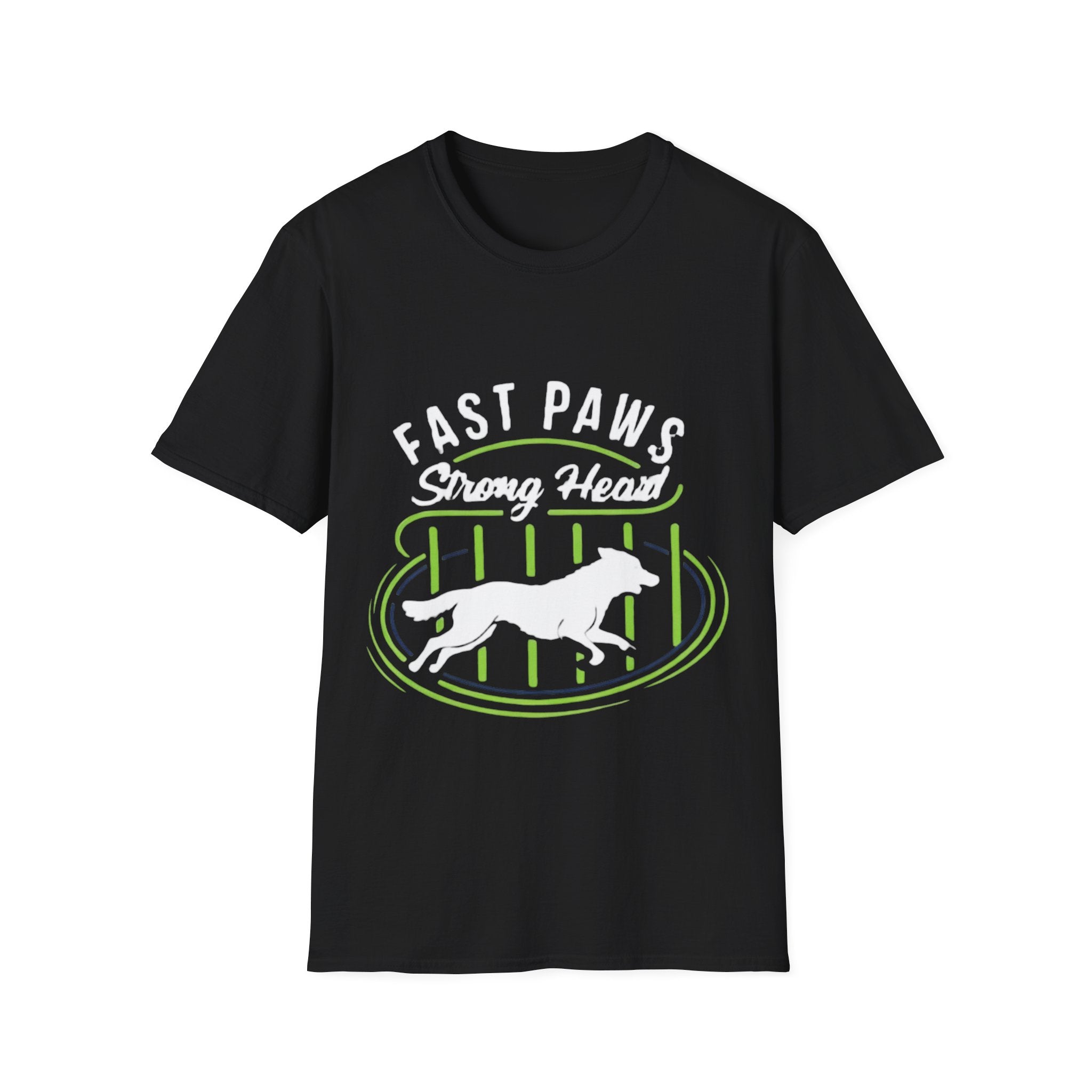 Fast Paws Strong Heart Dog T-Shirt