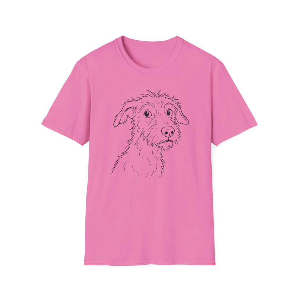 Cute Puppy Line Art T-Shirt