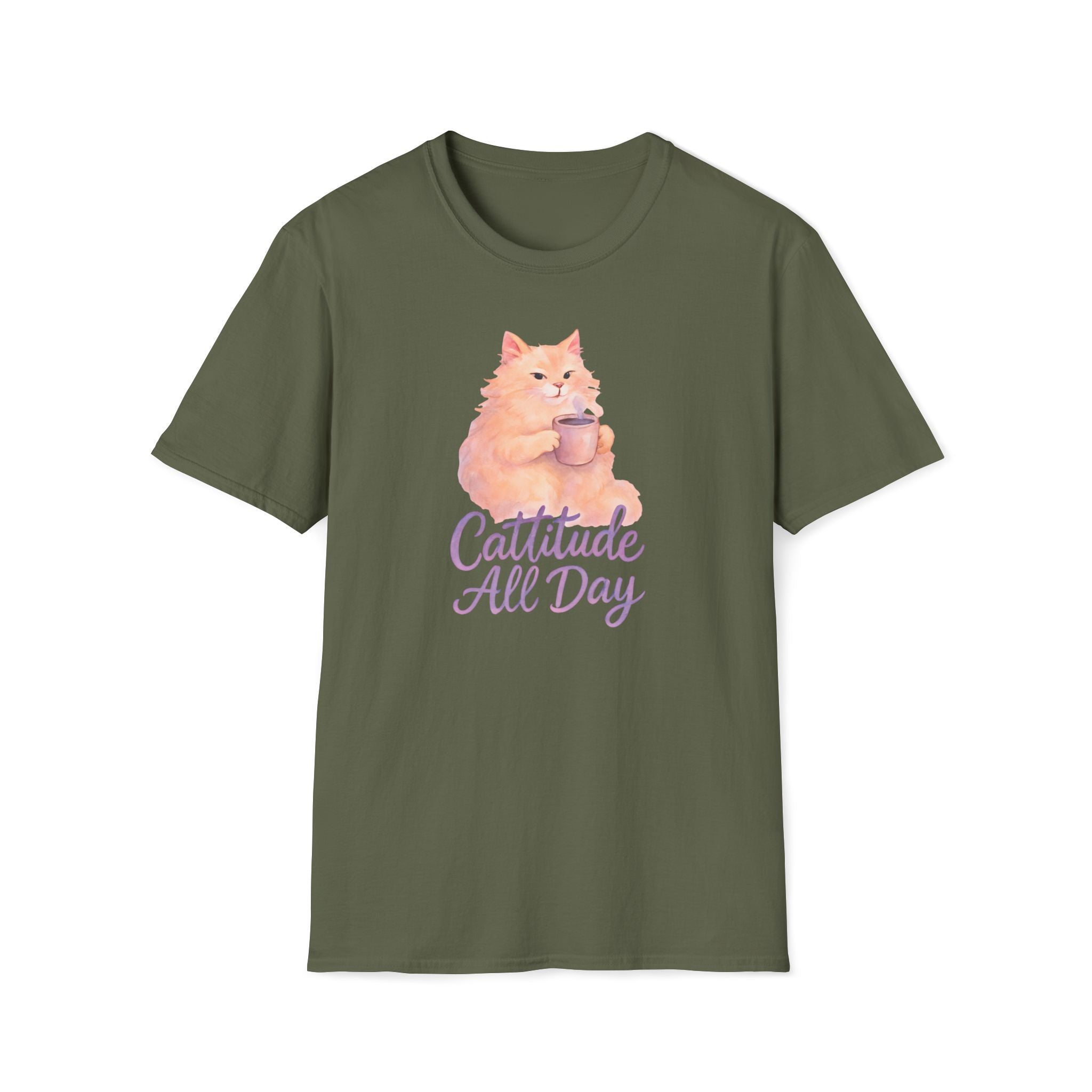 Cattitude All Day T-Shirt