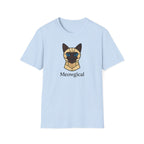 Meowgical Stained Glass Style Siamese Cat T-Shirt