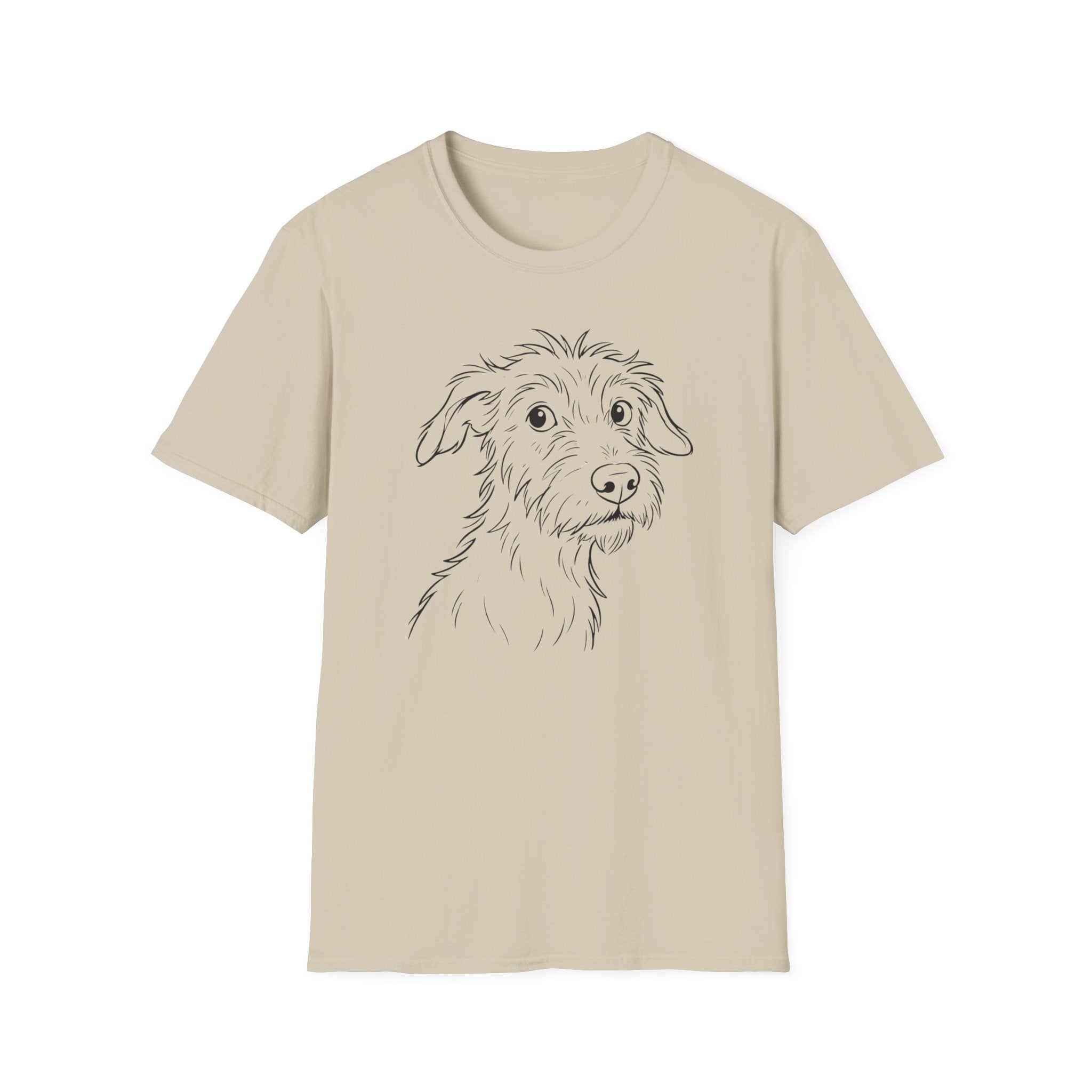 Cute Puppy Line Art T-Shirt