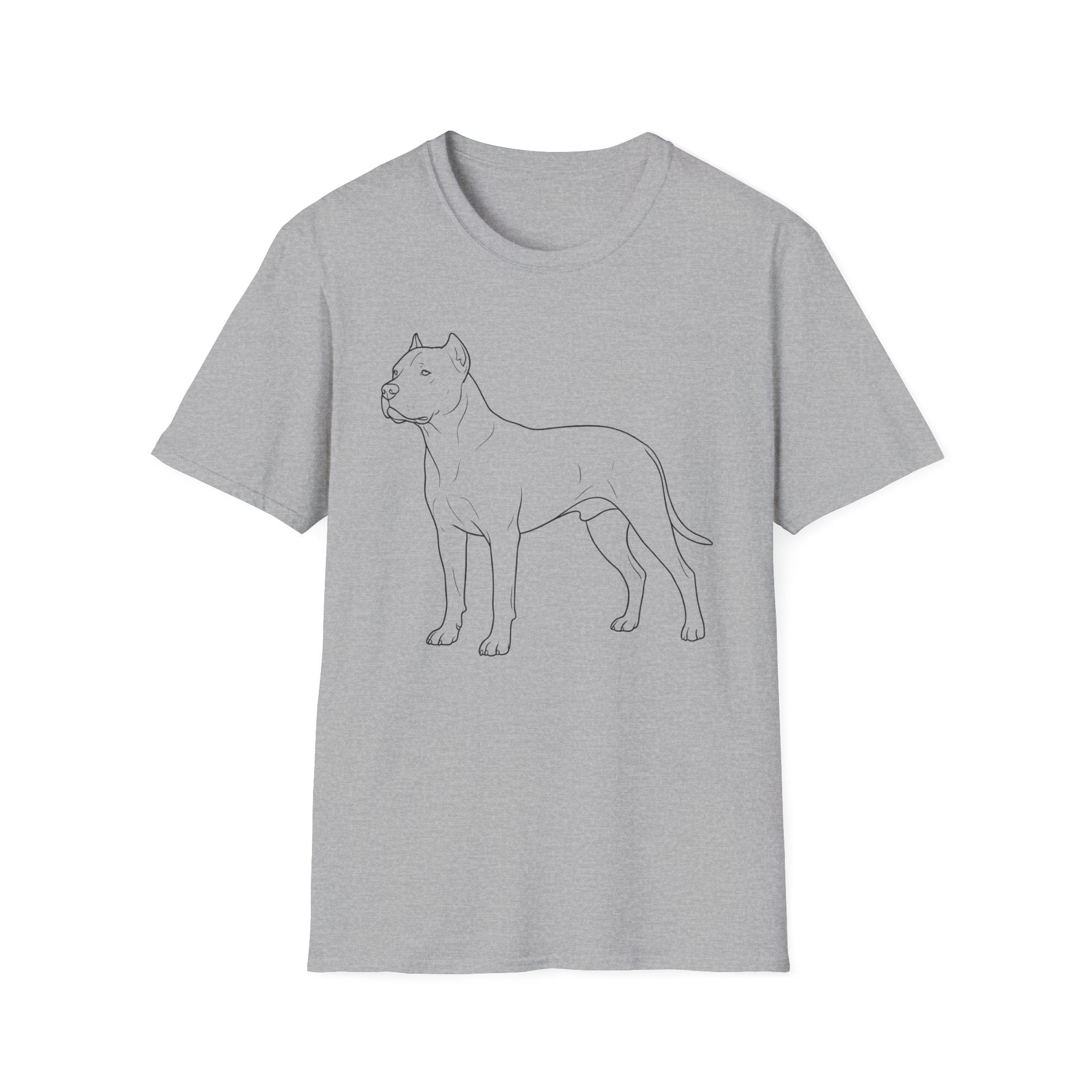 Dogo Argentino Line Art T-Shirt