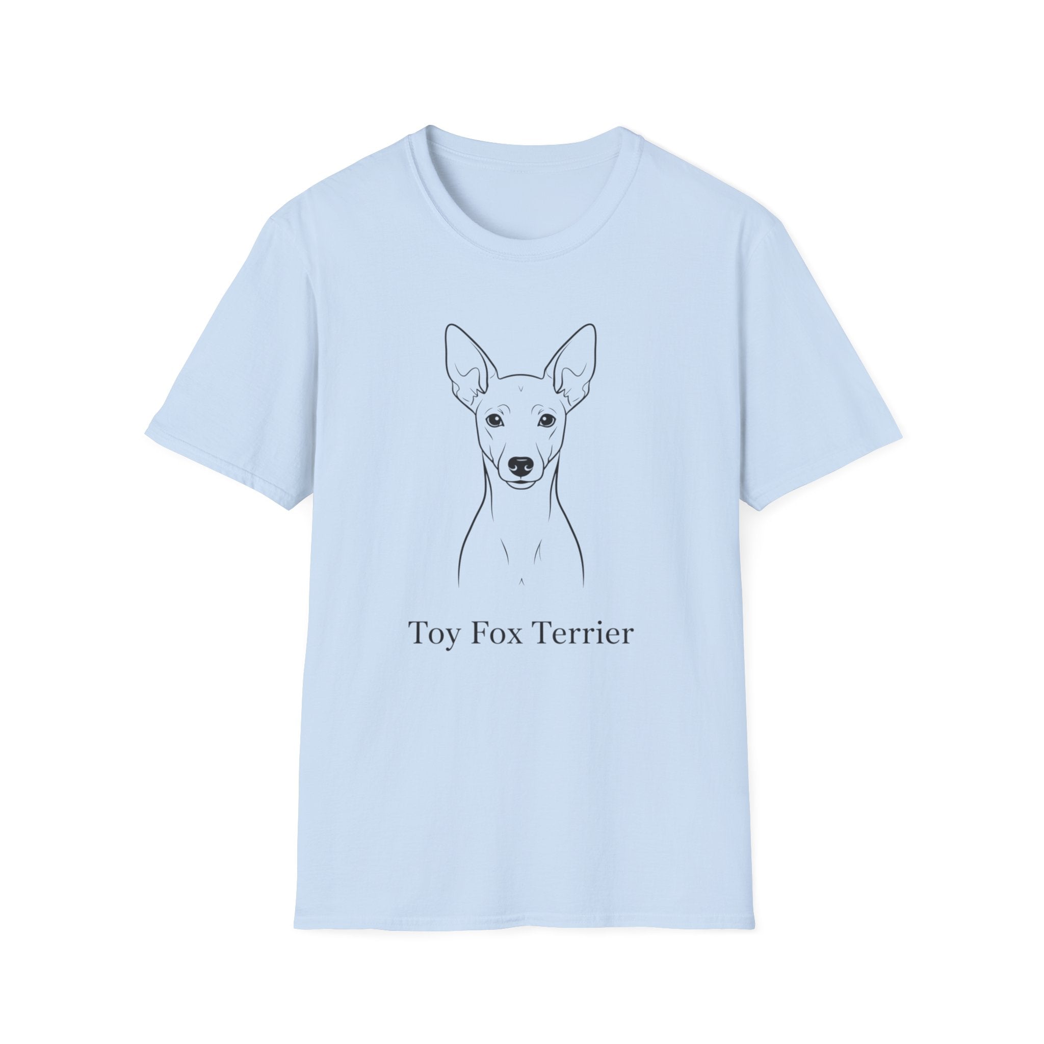 Toy Fox Terrier Line Art T-Shirt